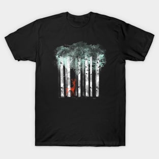 Birch Tree Forest 5 T-Shirt